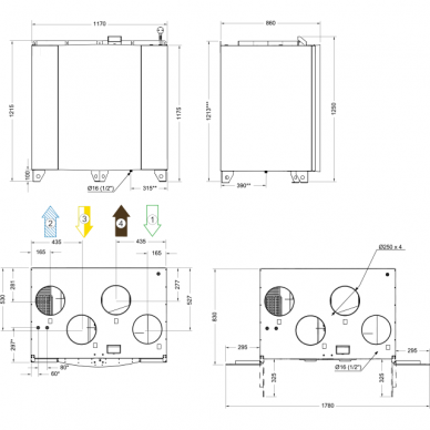 Systemair SAVE VTR 700 R/L rotacinis rekuperatorius 3