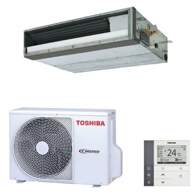 Toshiba šilumos siurblys oro kondicionierius RAS-M16U2DVG-E + RAS-16PAVSG-E