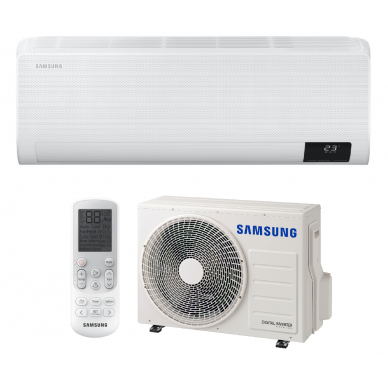 Samsung bevėjis šilumos siurblys oro kondicionierius Elite Geo AR12TXCAAWKNEU + AR12TXCAAWKXEU