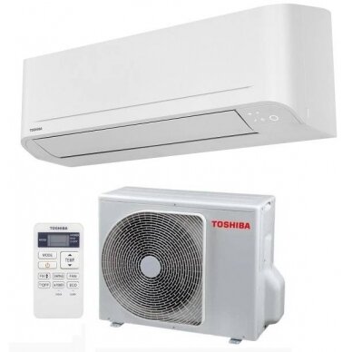 Toshiba šilumos siurblys oro kondicionierius Aurora+ RAS-35E2AVG-ND + RAS-35E2KVG-ND