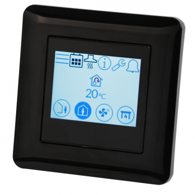Valdymo pultas NordicPanel Flexit rekuperatoriams (juodas)