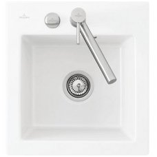 Villeroy&Boch lygiai su stalviršiu montuojama plautuvė Subway XS Flat 6781