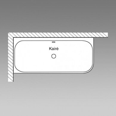 Villeroy&Boch vonia su apdailos plokšte 1800x800 Collaro Quaryl