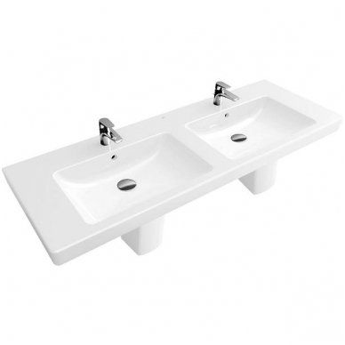 Villeroy&Boch dvigubas praustuvas 1300x470 Subway 2.0 7175D001