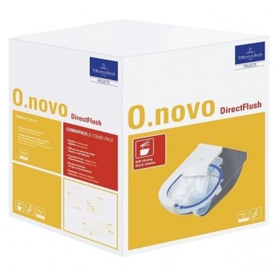 Villeroy&Boch pakabinamas WC su dangčiu Softclose O.Novo 5660HR01 2