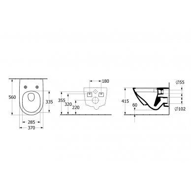 Villeroy&Boch pakabinamas unitazas Subway 3.0 TwistFlush su CeramicPlus 8
