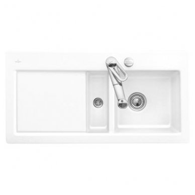 Villeroy&Boch lygiai su stalviršiu montuojama plautuvė Subway 60 Flat 6712