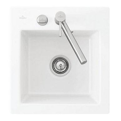 Villeroy&Boch lygiai su stalviršiu montuojama plautuvė Subway XS Flat 6781