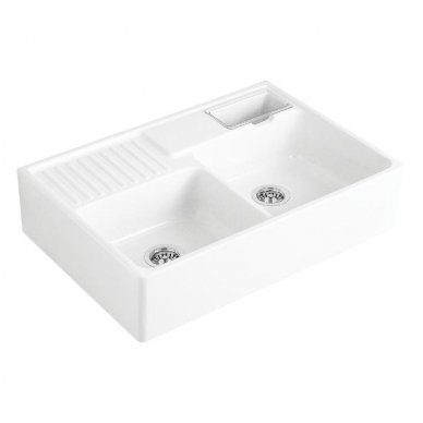 Villeroy&Boch dalinai įmontuojama plautuvė Double-Bowl Sink 6323