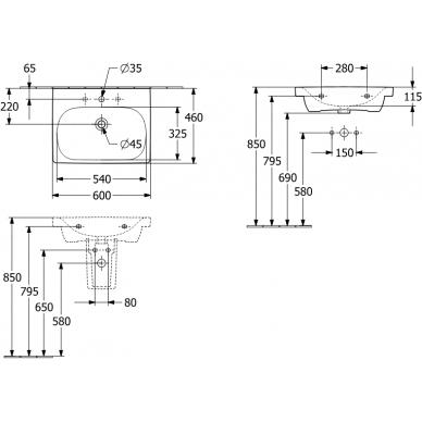 Villeroy&Boch praustuvas 600x460 Skyla 9