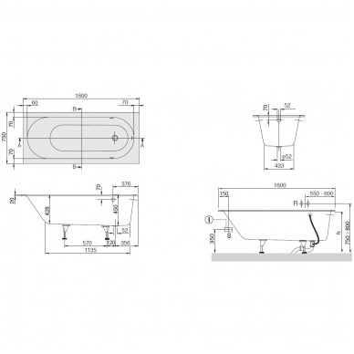 Villeroy&Boch vonia Oberon Solo 1600x750 UBQ160OBE2V01 4