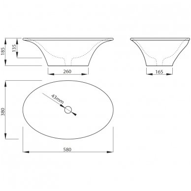 Vispool baldinis praustuvas Fiore 2