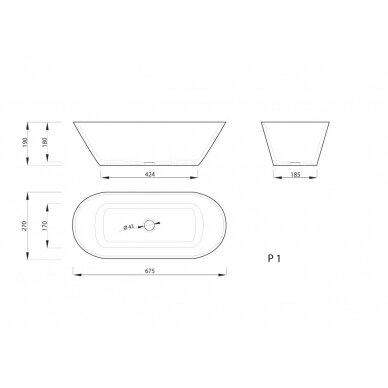 Vispool baldinis praustuvas P1 2