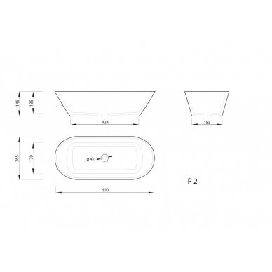 Vispool baldinis praustuvas P2 2