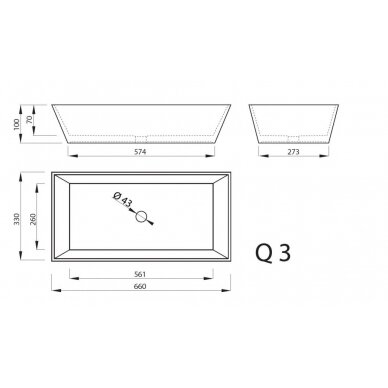 Vispool baldinis praustuvas Q3 2