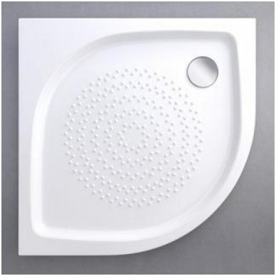 Vispool pusapvalis dušo padėklas RR-90 (R500) 2