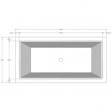 Vispool vonia Quadro 175 7