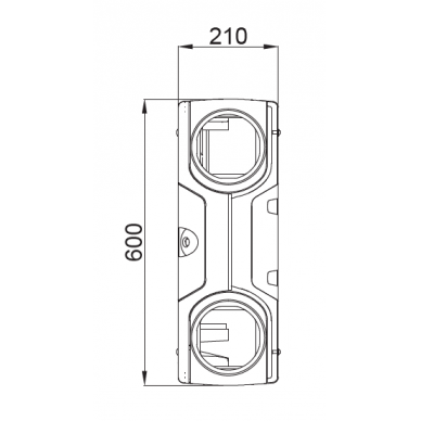 Zehnder entalpinis rekuperatorius EVO 2 ERV 14